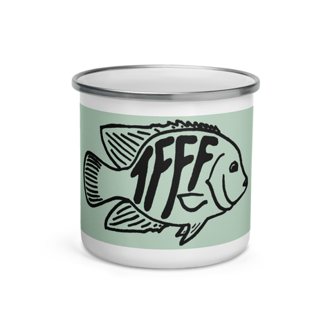 TFFF Rio Logo Enamel Mug - Green