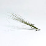 Olive and White Clouser Minnow, Clouser Minnow, Clouser Deep Minnow, Custom Clouser, Hand Tied Clouser, Buy Clouser, buy clouser minnow, hand tied flies, custom flies, buy custom flies, buy flies, saltwater flies, freshwater fly, versatile fly, Flydrology, Freshwater Fly, Saltwater Fly