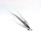 Ghost Clouser Minnow, Gray and White Clouser Minnow, Clouser Minnow, Clouser Deep Minnow, Custom Clouser, Hand Tied Clouser, Buy Clouser, buy clouser minnow, hand tied flies, custom flies, buy custom flies, buy flies, saltwater flies, freshwater fly, versatile fly, Flydrology, Freshwater Fly, Saltwater Fly