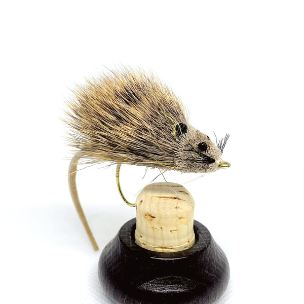 Vintage 1-1/2 Inch Unbranded Deer Hair Mouse (Tuttle Mouse?) Fly Lure Lot  E-707