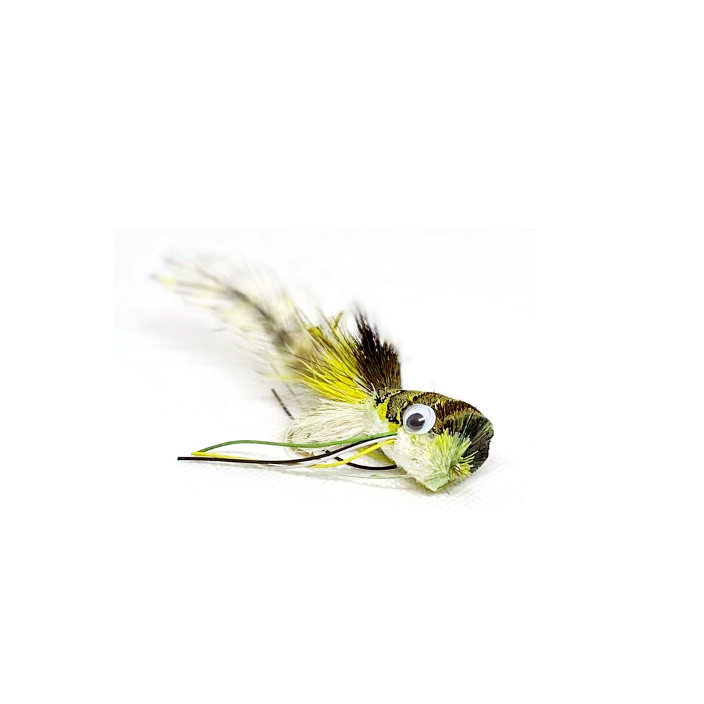 2-pack Bass Deer Hair Popper Fly Fishing Bug Chartreuse Hook Size 8 Premium  Wide Gape Bass Hooks -  Canada