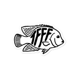 TFFF Rio Logo Sticker - White