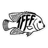 TFFF Rio Logo Sticker - White