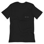 Square Logo Unisex Pocket T-Shirt (Black)