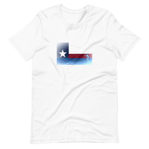 Texas Casting Short-Sleeve Unisex T-Shirt White