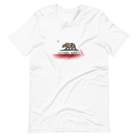 California Casting Short-Sleeve Unisex T-Shirt White